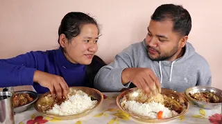 Download FISH CURRY WITH RICE MUKBANG | माछाको तरकारी संग भात | Food N Fun Nepal | नेपाली खान | World Food MP3