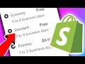 How to Correctly Add Shopify SHIPPING RATES - Flat Rates and Carrier Calculated Rates Explained