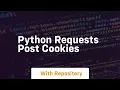 python requests post cookies