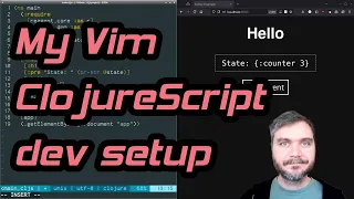 My Vim ClojureScript dev setup