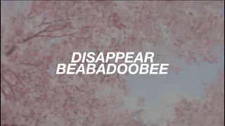 Download disappear ; beabadoobee (lyrics) MP3