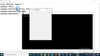 2 Resizing and Positioning Window In Python