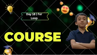 Python Full Course - Day 18 For Loop Explained Range Start-End Step 3 s Table