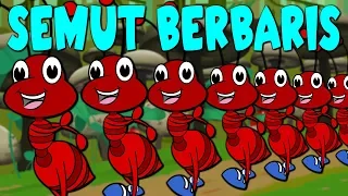 Lagu Kanak Kanak Melayu Malaysia - ATU SEMUT YANG BERBARIS - Semut Berkawad