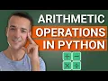 Advanced arithmetic operators in Python True vs floor division modulo operation exponentiation