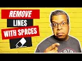 HOW TO REMOVE LINES WITH SPACES Regular Expression Example in Notepad