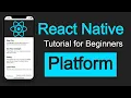 React Native tutorial Platform Check OS in React Native Operating System