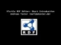 Short Introduction to the Xturtle RDF Editor