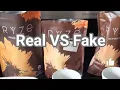 Real VS FAKE RYZE Mushroom coffee comparison