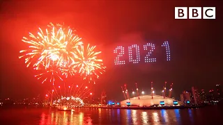 londons 2021 fireworks happy new year live bbc