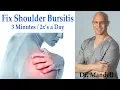 Fix Shoulder Bursitis Decompression Exercise in 3 s Day Revised - Dr Alan Mandell DC