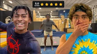 PRO FLIPPERS TEST 5 STAR TRAMPOLINE PARK! *FT HERO DW & BOB REESE*