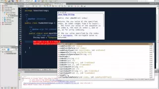 Java Programming - String Functions