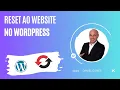 25 Reset ao website no wordpress
