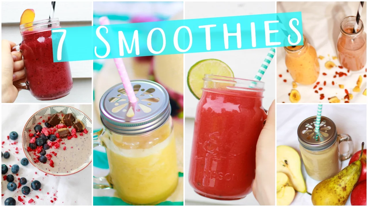 A Week of Healthy Smoothies!! 7 Refreshing & Delicious Smoothie Recipes