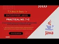 TYBSC IT Sem-5 Enterprise Java Practical 7-C Develop simple Marks Entry Application to