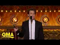 Lagu Jonathan Groff gives a heartfelt speech winning his 1st Tony Award