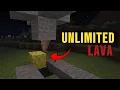 HOW TO MAKE AN INFINITE LAVA SOURCE IN MINECRAFT MINECRAFT BEDROCK
