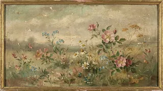 Eternal Bloom in Golden Light | TV Art Screensaver TV Wallpaper