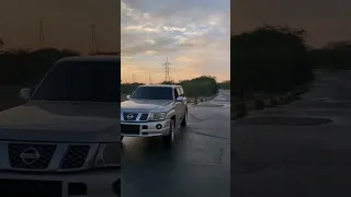 نيسان باترول فتك ٤٨٠٠ الاستعراض في شارع أمطار اكسبلور الامارات  نيسان باترول فتك ٤٨٠٠ الاستعراض في شارع أمطار اكسبلور الامارات