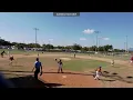 Sebastian Horne 3B Diving Tag at 3rd 9U AA