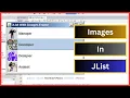 Java JList With Images In NetBeans - Java Image Tutorial With Source Code