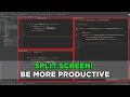 How to SPLIT SCREEN in Android Studio Productive Coding Bee Coder