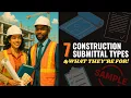 Construction Submittals 7 Main Types Their Purpose Construction Management For Beginners