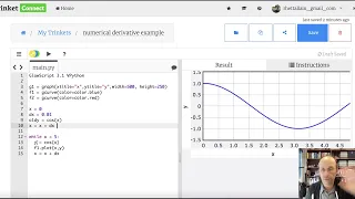 Simple numerical derivatives with python