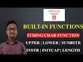 Functions Bult-in functions in Oracle