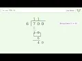 Long Division Problem Step-by-Step Solution