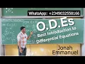 Differential Equations Introduction Definition Order Degree Homogeneity Linear Non Linear ODE