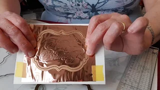 Lining Things Up 2 - Foiled sentiment and border