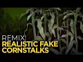 The Best Way To Make Fake Cornstalks