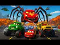 Download Lagu Lightning McQueen Eater Destroy City! Heroic Car Teams Fight Back | Hero Cars Full Episode Animation