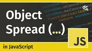 Object Spread Syntax - JavaScript Tutorial
