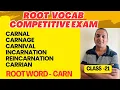Root Word Vocabulary Based On CARN Competitive Exam Sharvan Sir E Spot