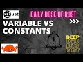 You need to know these Differences between Constants and Variable in Rust - Daily Dose Of Rust
