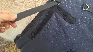 A Turn-Out Horse Blanket that Stays in Place