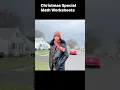 Christmas Special Middle School Math Worksheets
