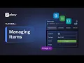Plaky Tutorial Managing Items