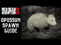 Red Dead Redemption 2 - Virginia Opossum Location Master Hunter 9 RDR2