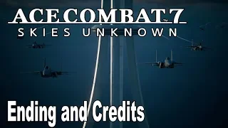 ace combat 7 skies unknown ending and credits hd 1080p 