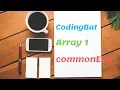 04 Codingbat Array 1 commonEnd Java coding practice UiBrains by Naveen Saggam