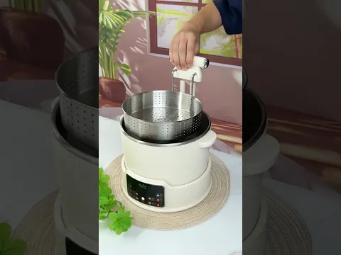 Rice cooker with rice water separation functionAutomatic cooking and filtering starch #shorts