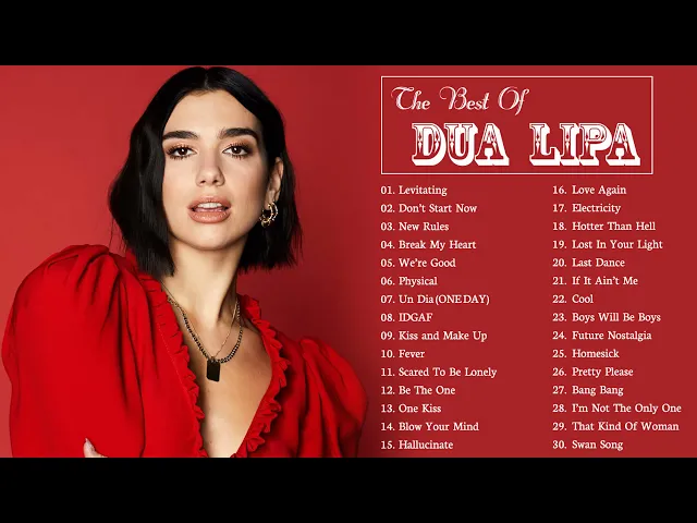 Download MP3 DuaLipa Greatest Hits 2021 - DuaLipa Best Songs Full Album 2021 - DuaLipa New Popular Songs