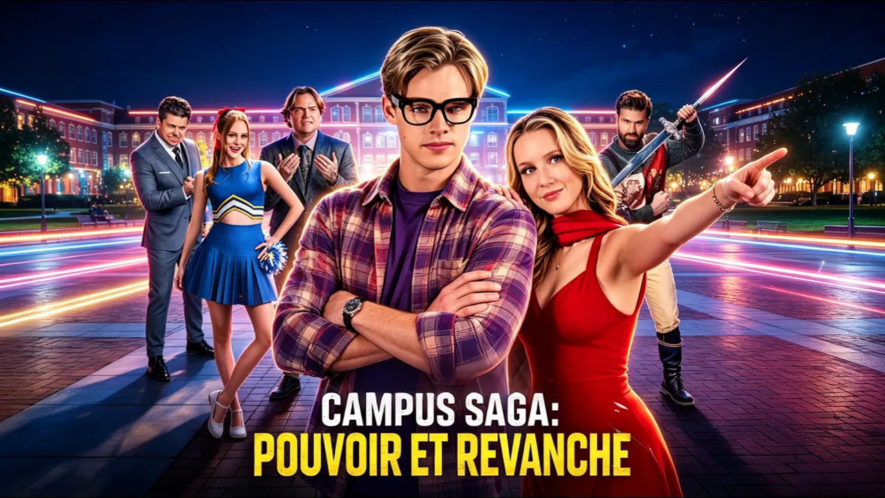Campus Saga : pouvoir et revanche💕#reelshort #français #drama poster