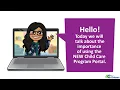Child Care Program Portal What s In It For Me