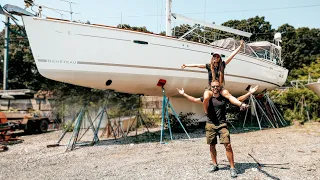 SALVAGE SAILBOAT Auction – How much it cost? Was it worth it? (Q&A) | Expedition Evans 45