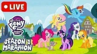 🔴 My Little Pony: Friendship Is Magic | SEASON 1 EPISODES 🦄✨🪄💫 | Live Stream